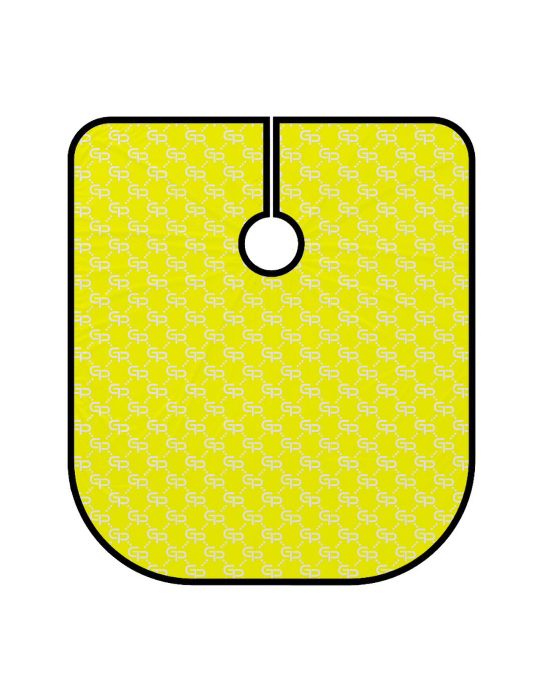 Yellow GP Barber Cape