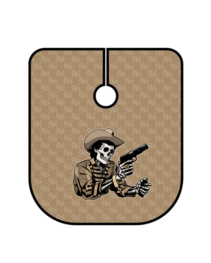 Chalino Skeleton Barber Cape