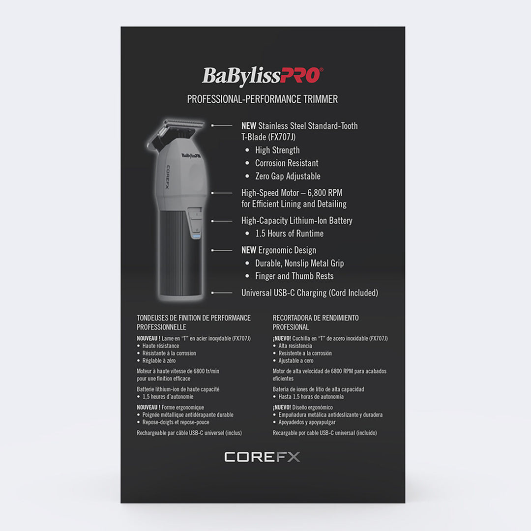 BaBylissPRO COREFX Professional Performance Hair Trimmer