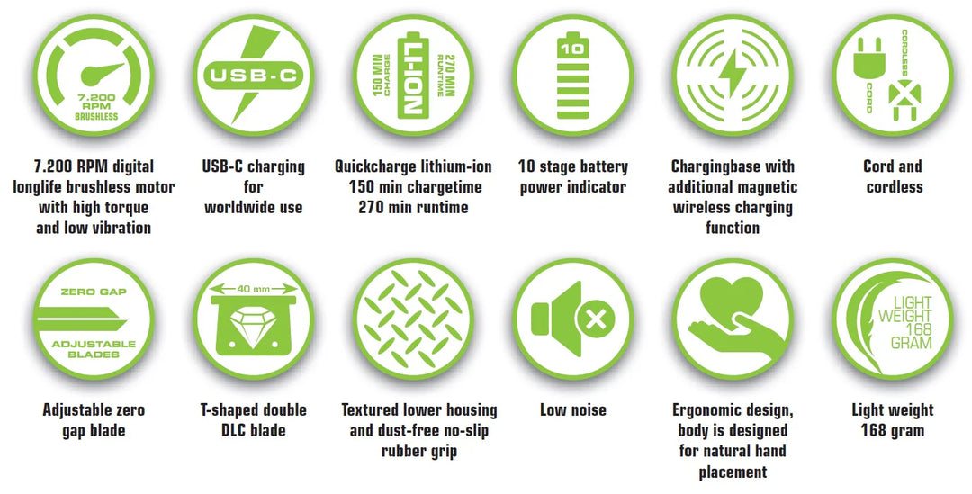 Assassin Trimmer view 11 - GPBARBERSUPPLY | GP Barber Supply