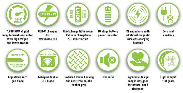 Assassin Trimmer view 11 - GPBARBERSUPPLY | GP Barber Supply