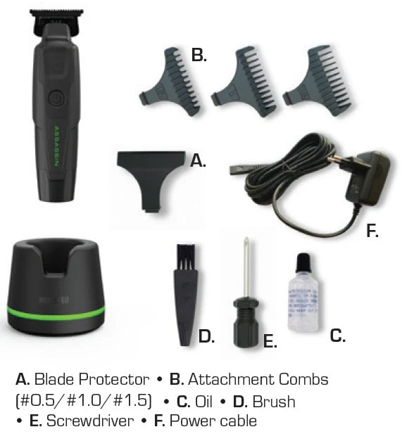 Assassin Trimmer view 12 - GPBARBERSUPPLY | GP Barber Supply