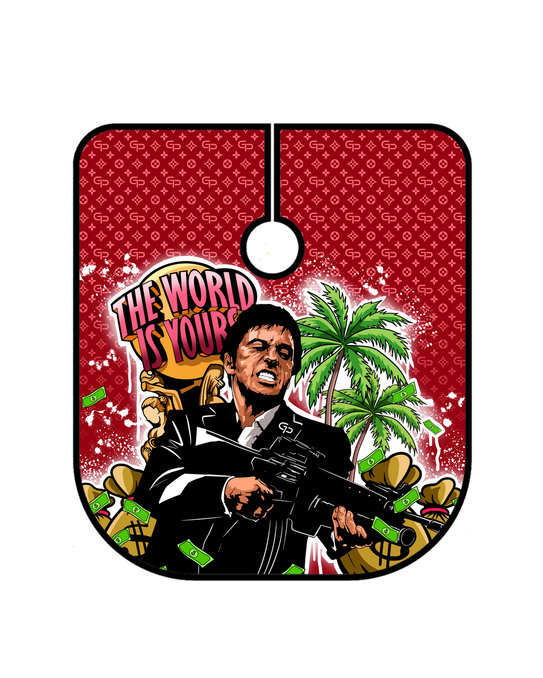 Scarface v3 Barber Cape